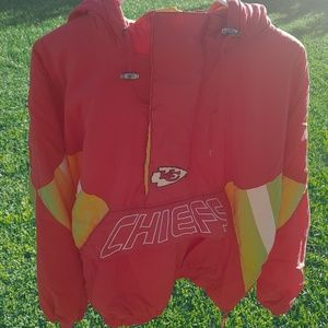Chiefs Starter NFL Vintage Jacket XL Red/Yellow